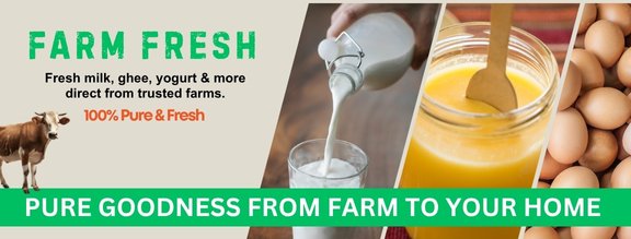 Farmfresh milk,yugart and eggs